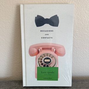 Kate Spade Pink Retro Address Book